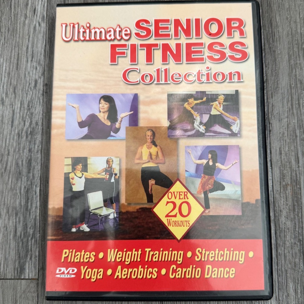 Ultimate Senior Fitness Collection 2 DVD Set Yoga Pilates Aerobics Exercise - Picture 2 of 6